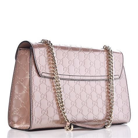 GUCCI Shine Guccissima Medium Emily Chain Shoulder Bag